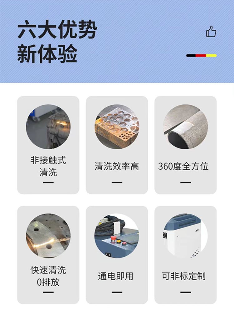 顿磊激光除锈机 1500W/2000W/3000W光纤激光清洗机详解